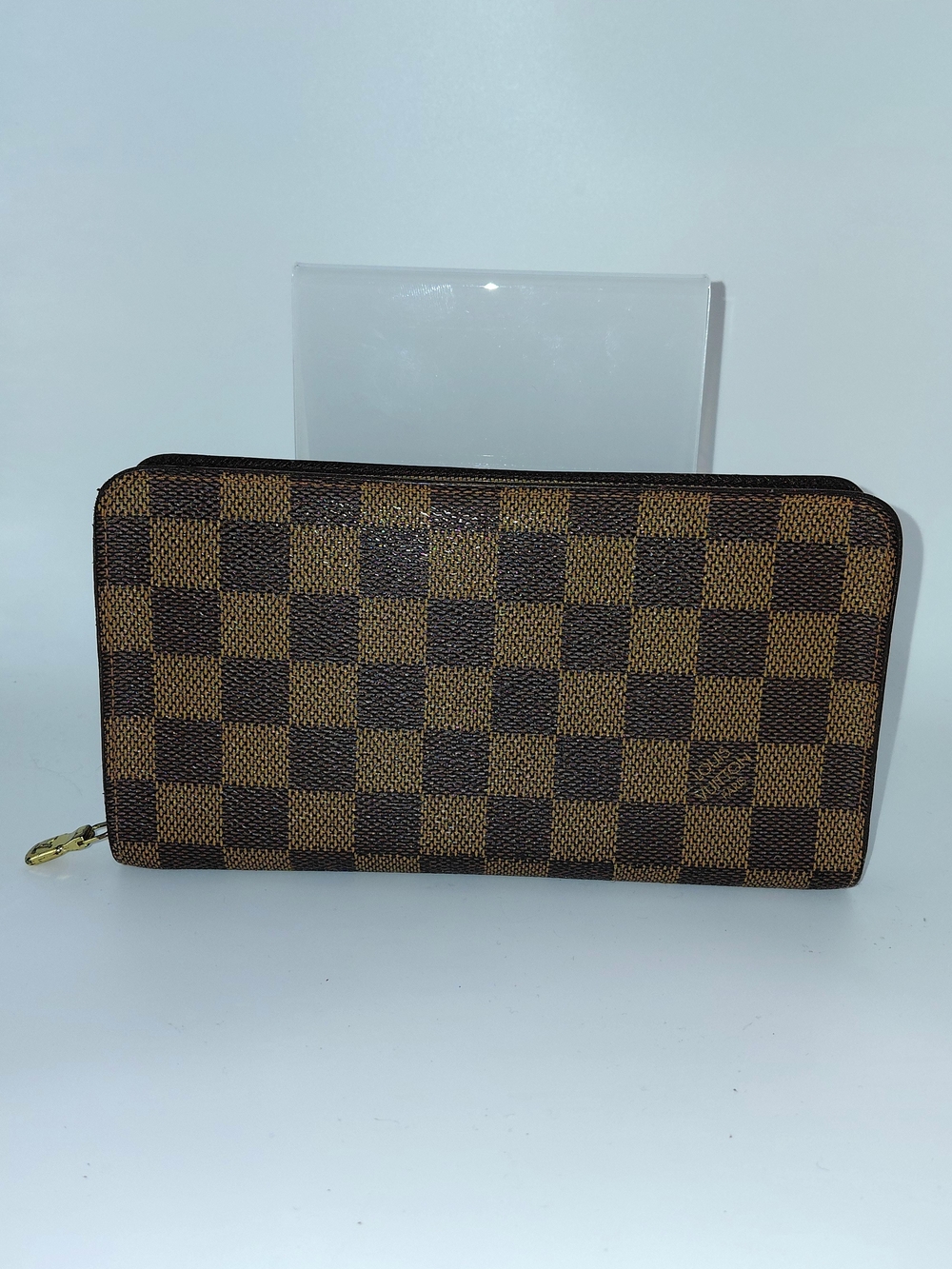 Vintage Louis Vuitton Zippy Wallet In Classic Damier Ebene Canvas. GVC!